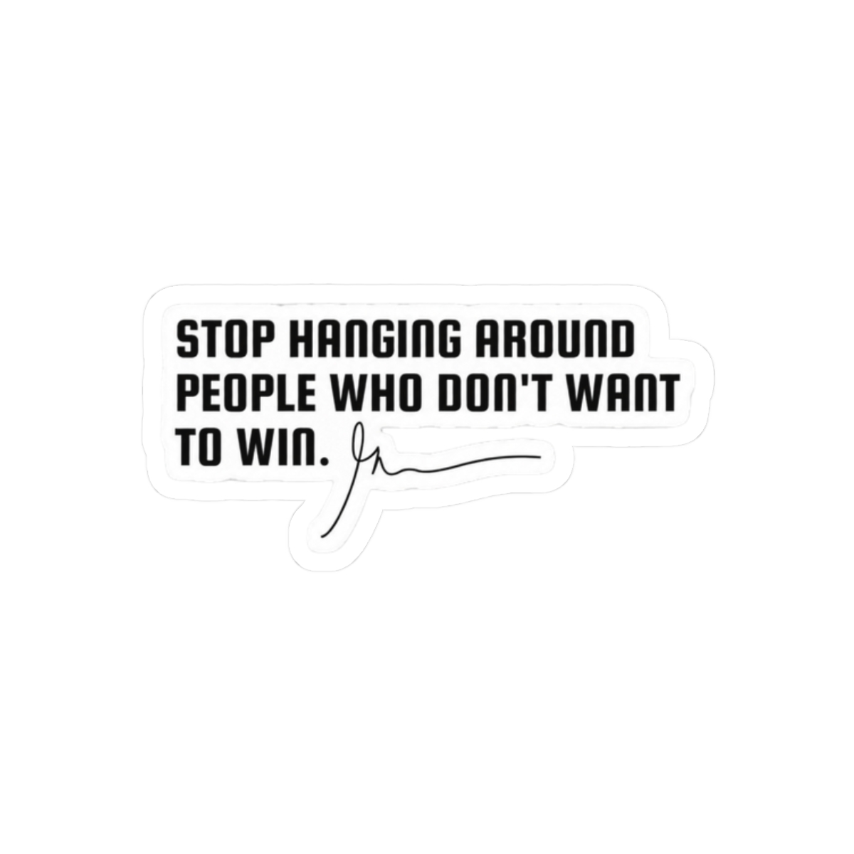 Gary Vee Crush It Quote Bold Sticker | Motivational Vinyl Decal - alternate angle 3, merchandise