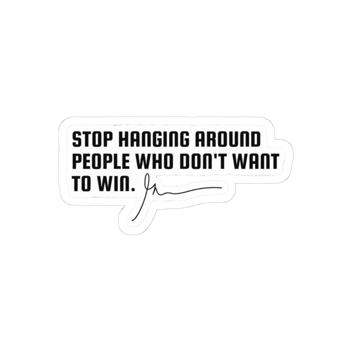 Gary Vee Crush It Quote Bold Sticker | Motivational Vinyl Decal - alternate angle 1, merchandise