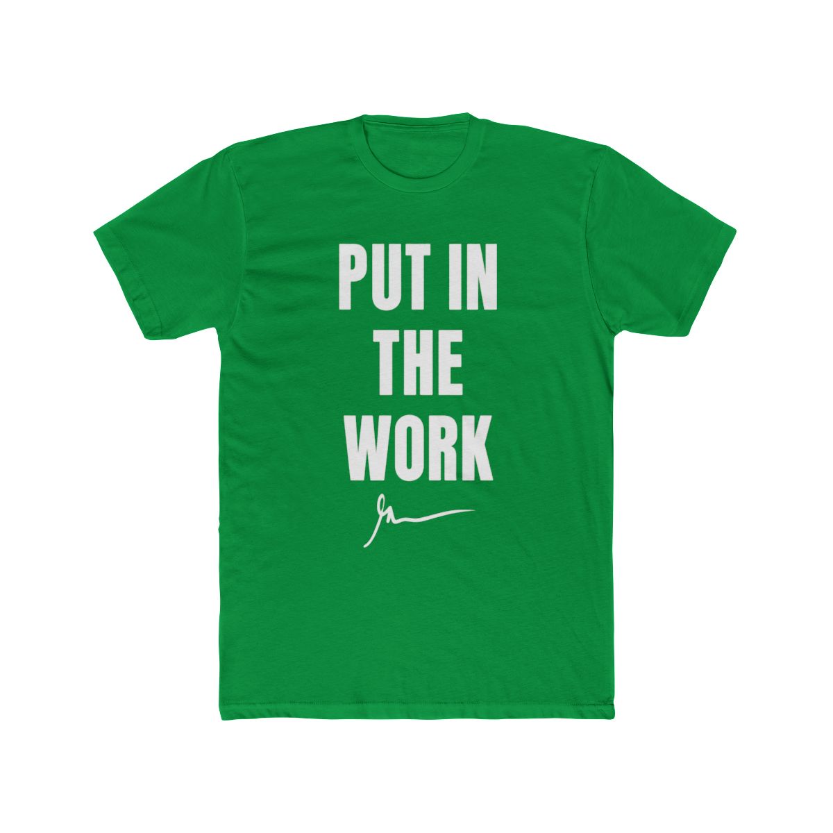 Gary Vee Put In The Work Bold Motivational T Shirt - Gym Hustle Gift - alternate angle 5, merchandise