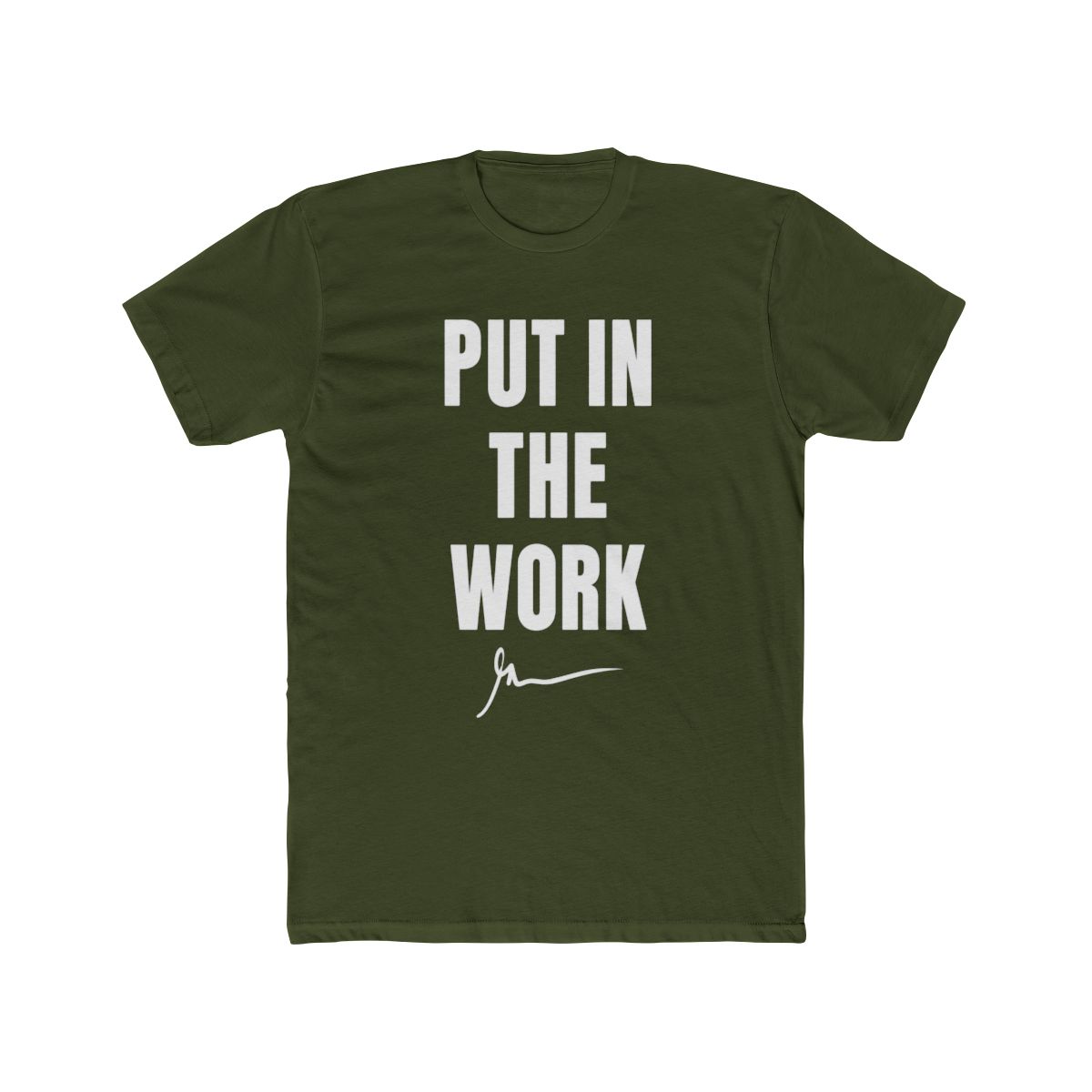 Gary Vee Put In The Work Bold Motivational T Shirt - Gym Hustle Gift - alternate angle 3, merchandise