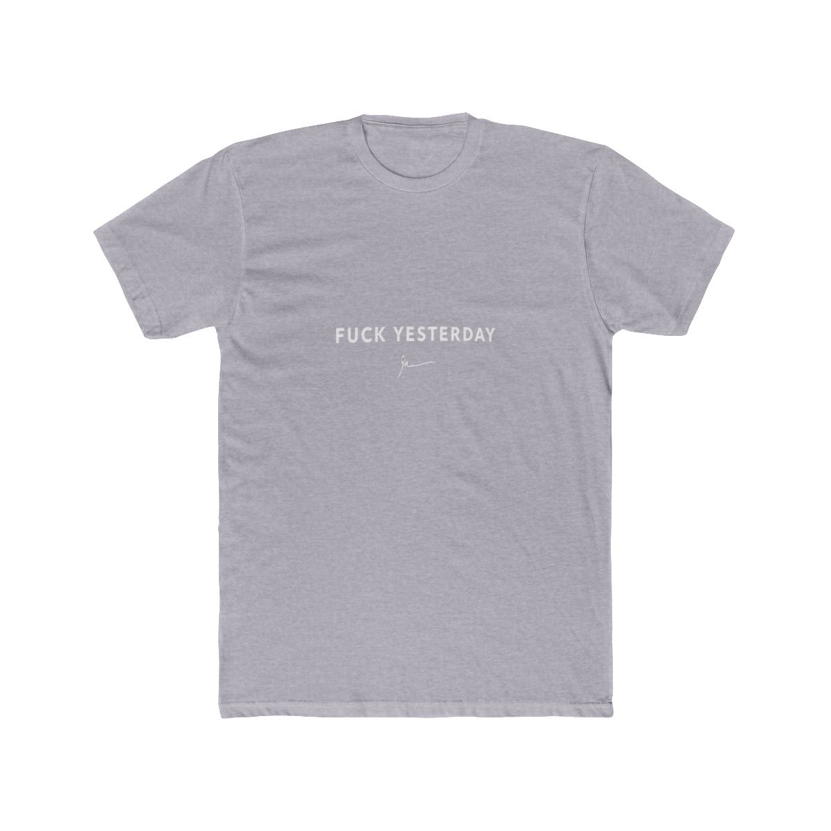 Forget Yesterday Minimalist Motivational T Shirt - Fresh Start Gift - alternate angle 3, merchandise