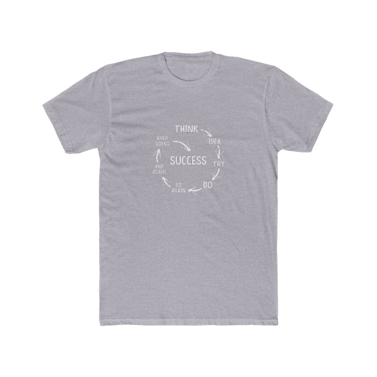 Motivational Success Quote T Shirt - Hustle Inspiration Gift - alternate angle 5, merchandise